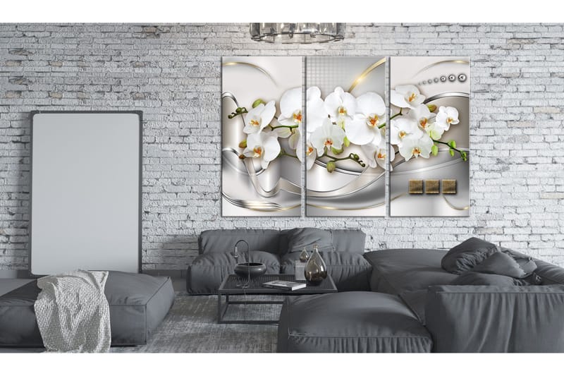 Bilde Blooming Orchids 90x60 - Artgeist sp. z o. o. - Innredning - Bilder & kunst - Lerretsbilder
