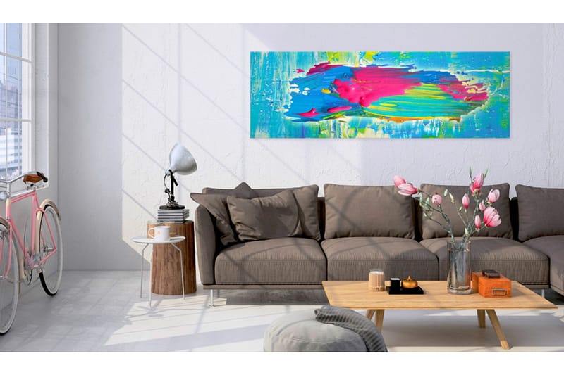 Bilde Blue Island 150x50 - Artgeist sp. z o. o. - Innredning - Bilder & kunst - Lerretsbilder