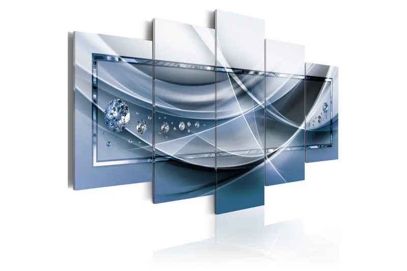 Bilde Blue Rays 100x50 - Artgeist sp. z o. o. - Innredning - Bilder & kunst - Lerretsbilder