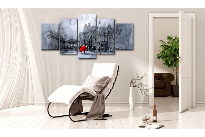 Bilde Blue Walk 200x100 - Artgeist sp. z o. o. - Innredning - Bilder & kunst - Lerretsbilder