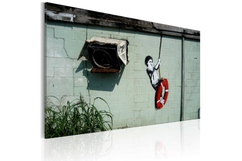 Bilde Boy On A Swing Banksy 60x40, Artgeist sp. z o. o.