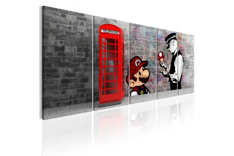 Bilde Brick Graffiti 200x80, Artgeist sp. z o. o.