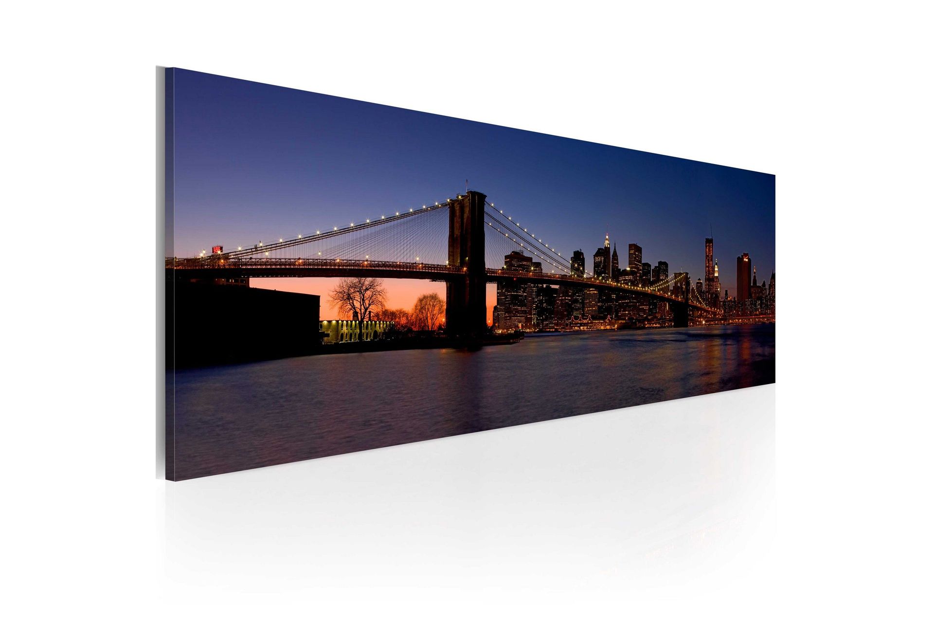 Bilde Brooklyn Bridge Panorama 120x40 - Artgeist sp. z o. o.