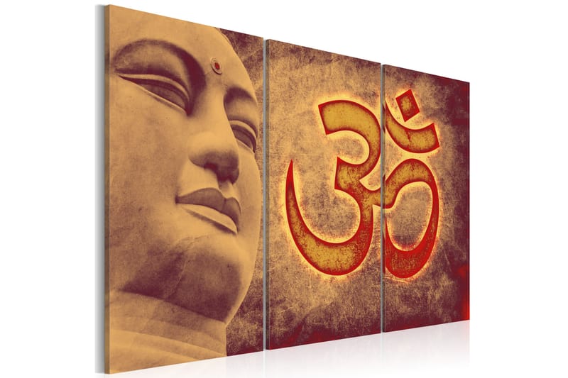 Bilde Buddha Symbol 120x80 - Artgeist sp. z o. o. - Innredning - Bilder & kunst - Lerretsbilder