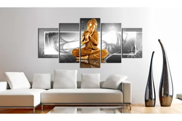 Bilde Buddhist Prayer 100x50 - Artgeist sp. z o. o. - Innredning - Bilder & kunst - Lerretsbilder