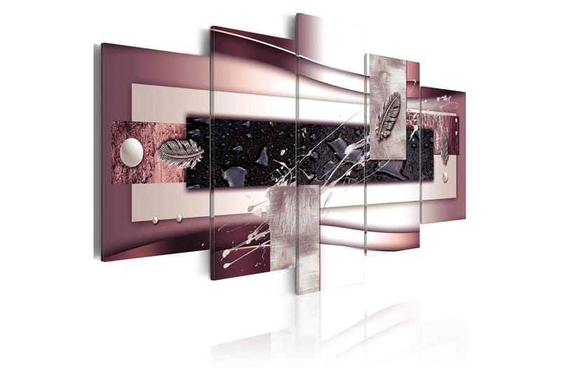 Bilde Burgundy Harmony 100x50 - Artgeist sp. z o. o. - Innredning - Bilder & kunst - Lerretsbilder