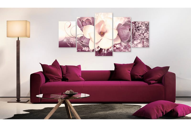 Bilde Burgundy Princess 100x50 - Artgeist sp. z o. o. - Innredning - Bilder & kunst - Lerretsbilder