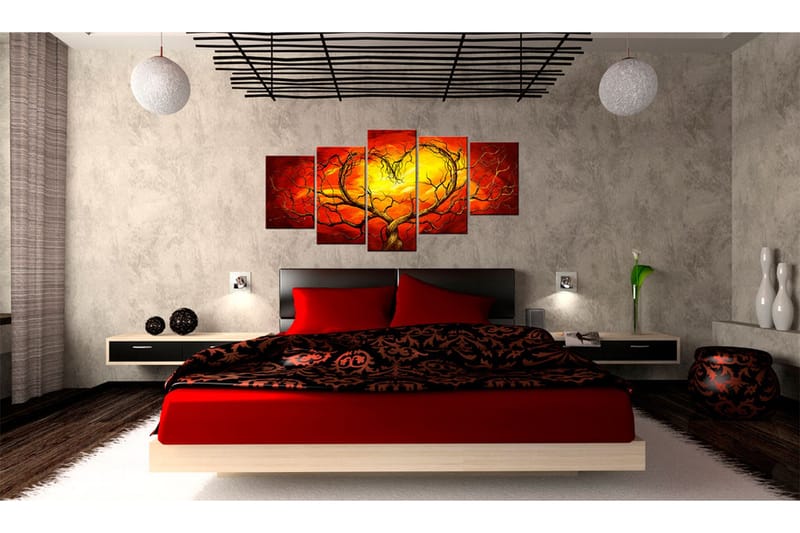 Bilde Burning Heart 200x100, Artgeist sp. z o. o.