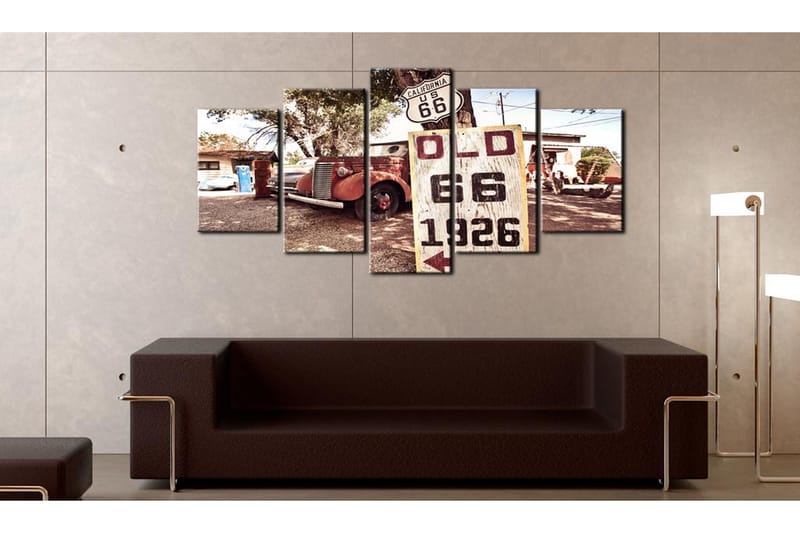 Bilde California Vintage Style 200x100 - Artgeist sp. z o. o. - Innredning - Bilder & kunst - Lerretsbilder