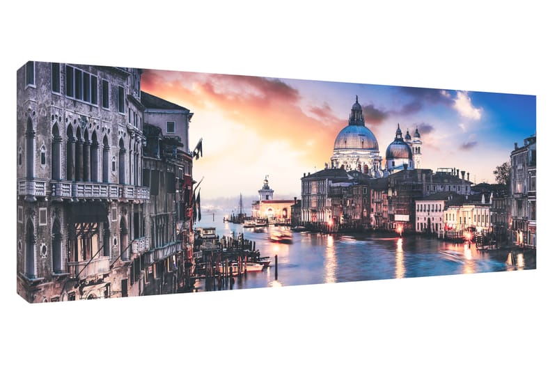 Bilde Canvas Blue Venice - 60x150 cm - Innredning - Bilder & kunst - Lerretsbilder