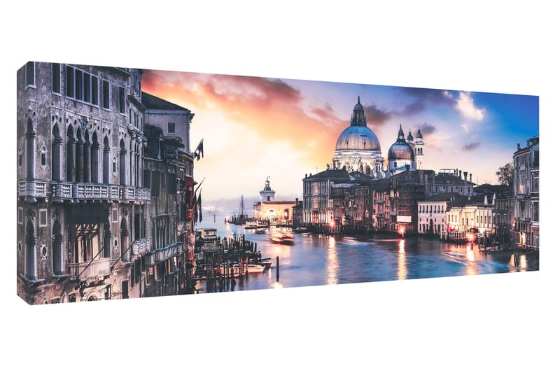 Bilde Canvas Blue Venice - 60x150 cm - Lerretsbilder