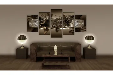Bilde Chocolate Map 200x100 - Artgeist sp. z o. o. - Innredning - Bilder & kunst - Lerretsbilder