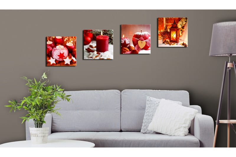 Bilde Christmas Time 60x60 - Artgeist sp. z o. o. - Innredning - Bilder & kunst - Lerretsbilder