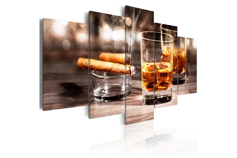 Bilde Cigar And Whiskey 200x100, Artgeist sp. z o. o.