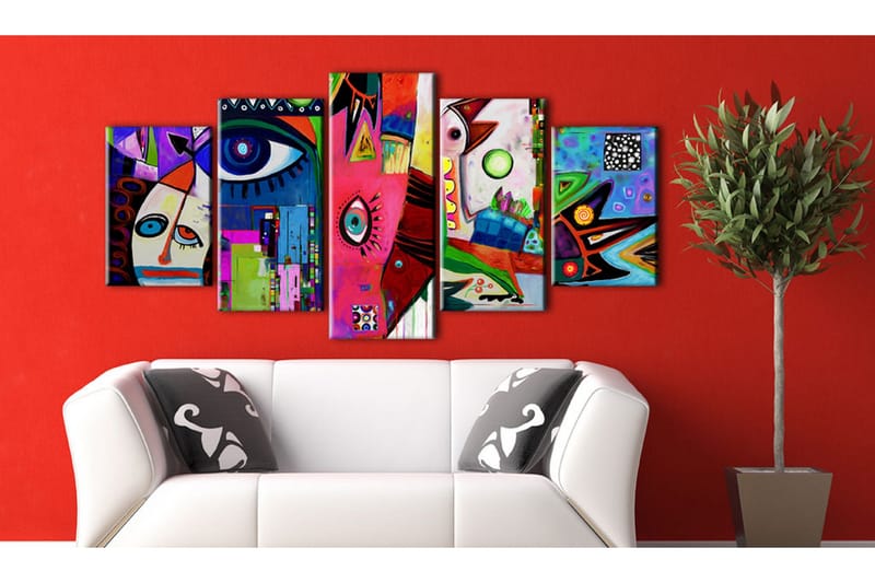 Bilde Circus Of Everyday Life 200x100 - Artgeist sp. z o. o. - Innredning - Bilder & kunst - Lerretsbilder