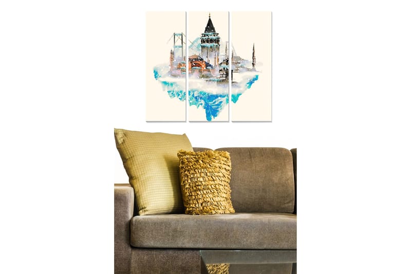 Bilde City 3-pk Flerfarget, 22x05 cm