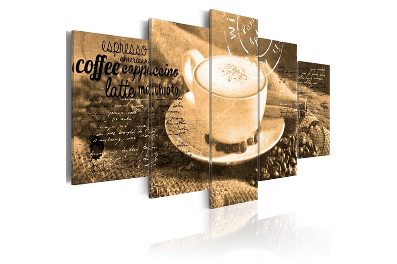 Bilde Coffe Espresso Cappuccino Latte Machiato 100x50, Artgeist sp. z o. o.