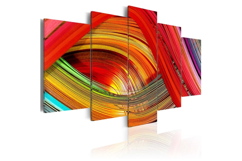 Bilde Colorful Strips Abstraction 100x50, Artgeist sp. z o. o.