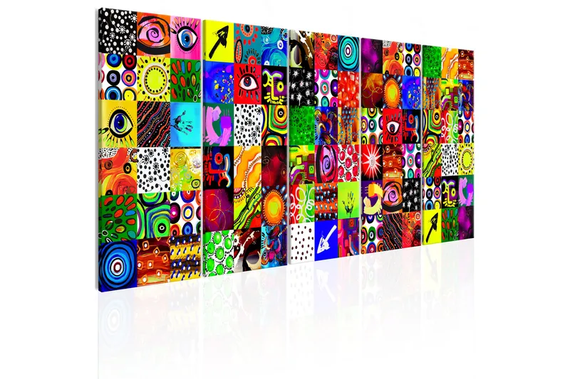 Bilde Colourful Abstraction 200x80, Artgeist sp. z o. o.