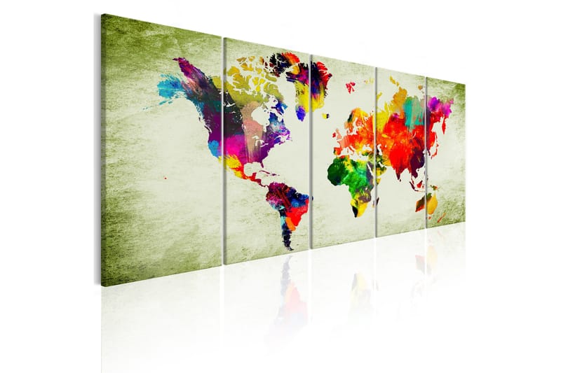 Bilde Colourful Continents 225x90, Artgeist sp. z o. o.