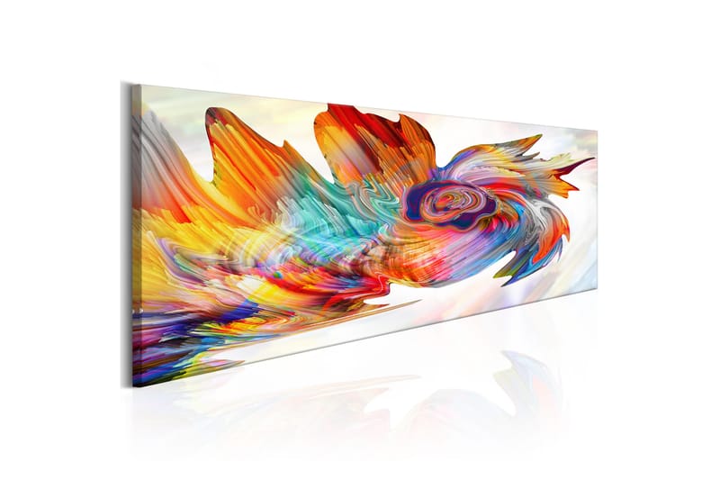 Bilde Colourful Cyclone 135x45 - Artgeist sp. z o. o. - Innredning - Bilder & kunst - Lerretsbilder