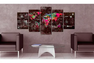 Bilde Colourful Extravagance 100x50 - Artgeist sp. z o. o. - Innredning - Bilder & kunst - Lerretsbilder