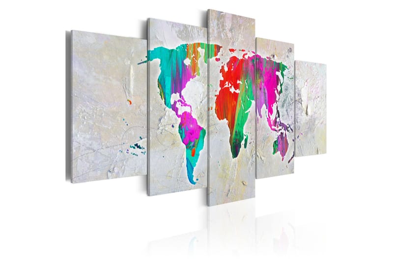 Bilde Colourful Planet 100x50, Artgeist sp. z o. o.