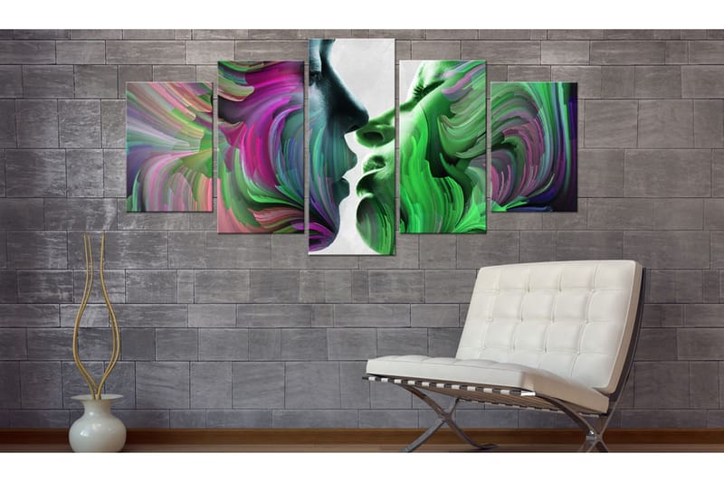 Bilde Colours Of Love 200x100 - Artgeist sp. z o. o. - Innredning - Bilder & kunst - Lerretsbilder