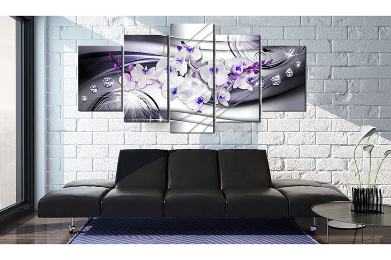 Bilde Coolness Of Orchid 200x100 - Artgeist sp. z o. o. - Innredning - Bilder & kunst - Lerretsbilder