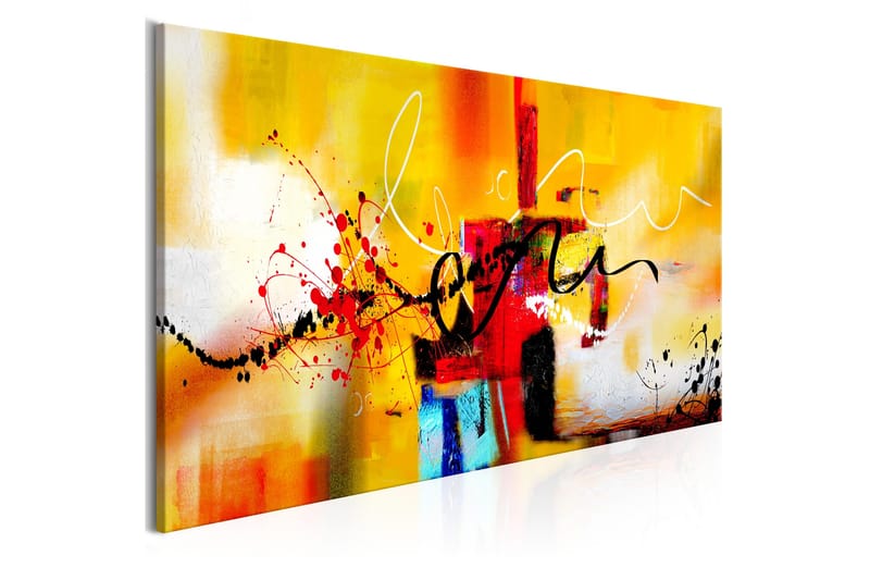 Bilde Crazy Serpentines 1 Part Orange Narrow 150x50, Artgeist sp. z o. o.