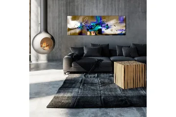 Bilde Crazy Serpentines 1 Part Brown Narrow 150x50 - Artgeist sp. z o. o. - Innredning - Bilder & kunst - Lerretsbilder