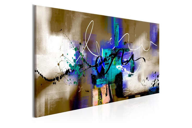 Bilde Crazy Serpentines 1 Part Brown Narrow 150x50, Artgeist sp. z o. o.