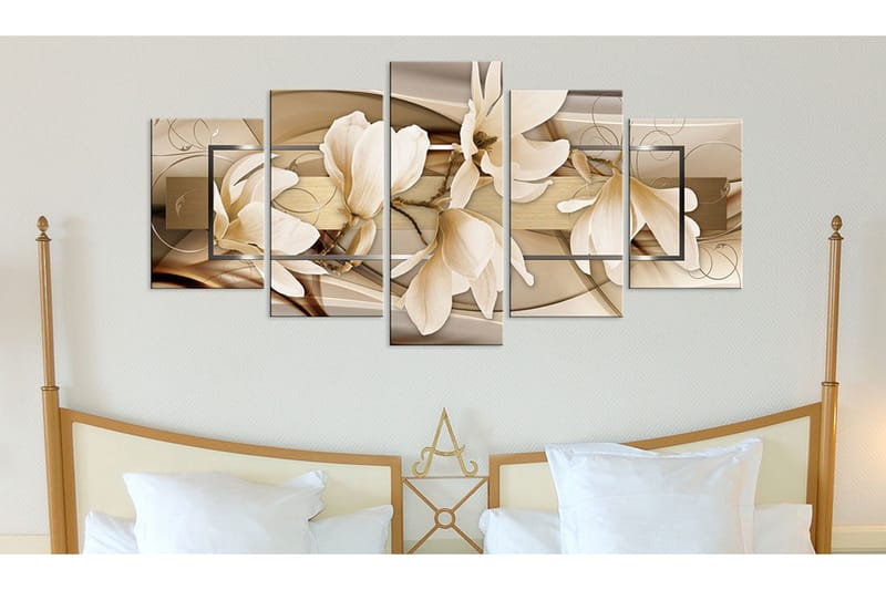 Bilde Creamy Dance 200x100 - Artgeist sp. z o. o. - Innredning - Bilder & kunst - Lerretsbilder