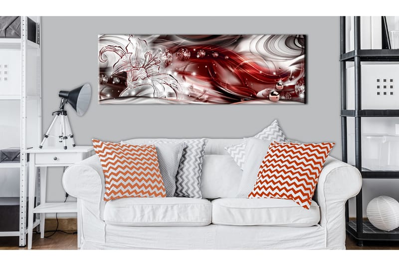 Bilde Crimson Melody 135x45 - Artgeist sp. z o. o. - Innredning - Bilder & kunst - Lerretsbilder