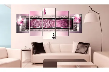 Bilde Cyclamen Dream 200x100 - Artgeist sp. z o. o. - Innredning - Bilder & kunst - Lerretsbilder