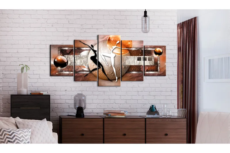 Bilde Dance Of Elements Earth 100x50 - Artgeist sp. z o. o. - Innredning - Bilder & kunst - Lerretsbilder