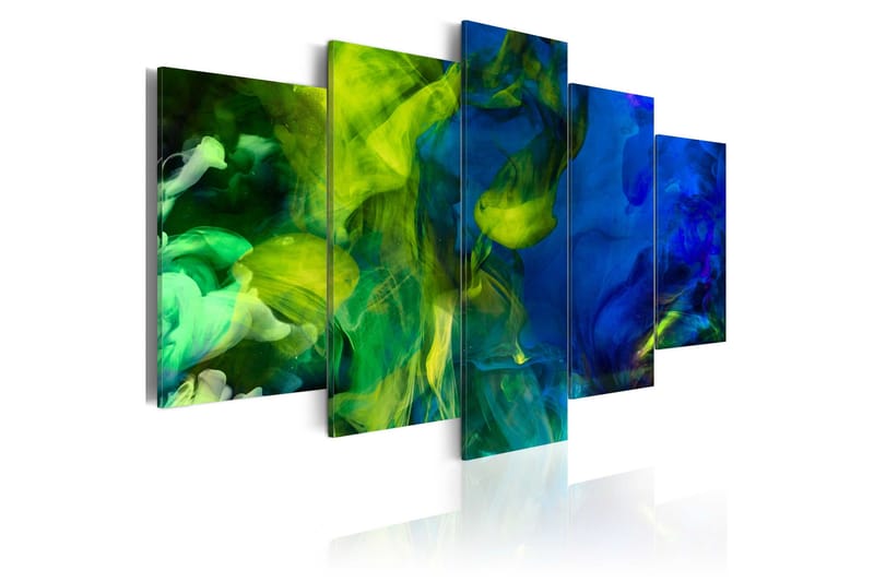 Bilde Dance Of Green Flames 200x100, Artgeist sp. z o. o.