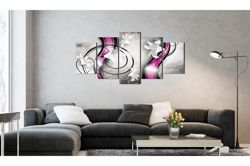 Bilde Dance Of Lily 100x50 - Artgeist sp. z o. o. - Innredning - Bilder & kunst - Lerretsbilder