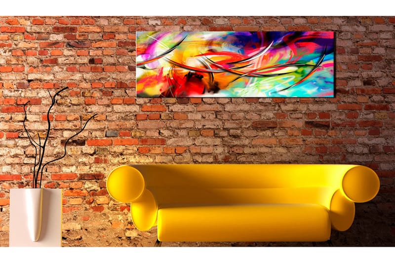 Bilde Dance Of The Rainbow 150x50 - Artgeist sp. z o. o. - Innredning - Bilder & kunst - Lerretsbilder