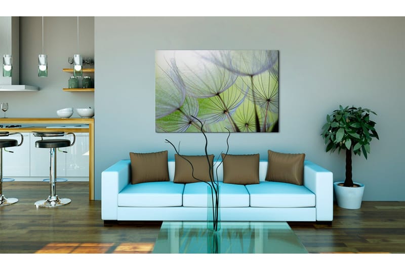 Bilde Dandelion In The Wind 90x60 - Artgeist sp. z o. o. - Innredning - Bilder & kunst - Lerretsbilder