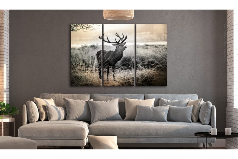 Bilde Dangerous Horns 120x80 - Artgeist sp. z o. o. - Innredning - Bilder & kunst - Lerretsbilder