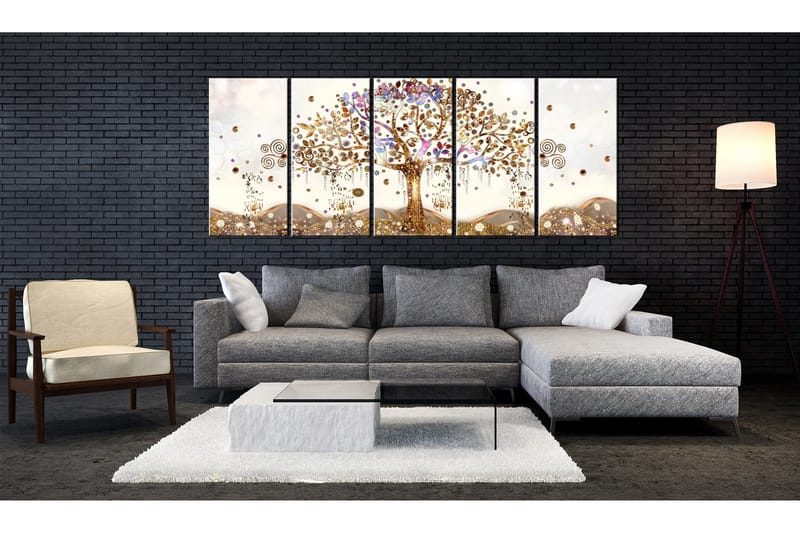 Bilde Dazzling Tree 225x90 - Artgeist sp. z o. o. - Innredning - Bilder & kunst - Lerretsbilder