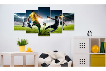 Bilde Decisive Tackle 5 Parts Wide 200x100 - Artgeist sp. z o. o. - Innredning - Bilder & kunst - Lerretsbilder