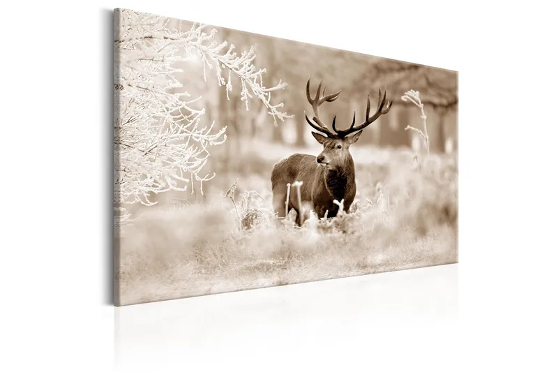 Bilde Deer In Sepia 90x60, Artgeist sp. z o. o.