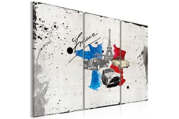 Bilde Den Franske Reiseren Triptyk 60x40