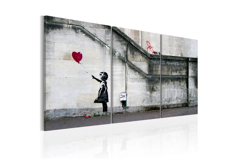 Bilde Det Finnes Alltid Håp Banksy Triptyk 60x30, Artgeist sp. z o. o.