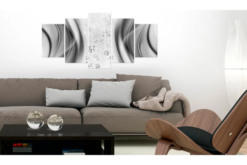 Bilde Diamonds Waves 200x100 - Artgeist sp. z o. o. - Innredning - Bilder & kunst - Lerretsbilder