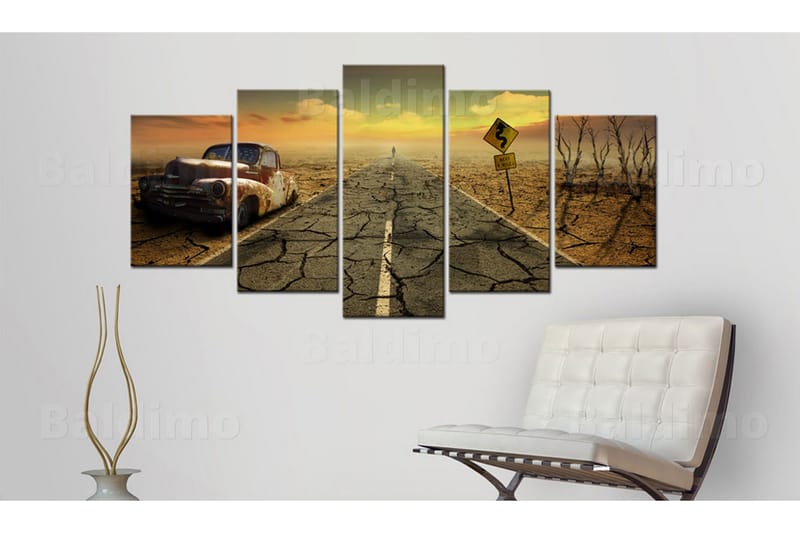 Bilde Difficult Road 100x50 - Artgeist sp. z o. o. - Innredning - Bilder & kunst - Lerretsbilder