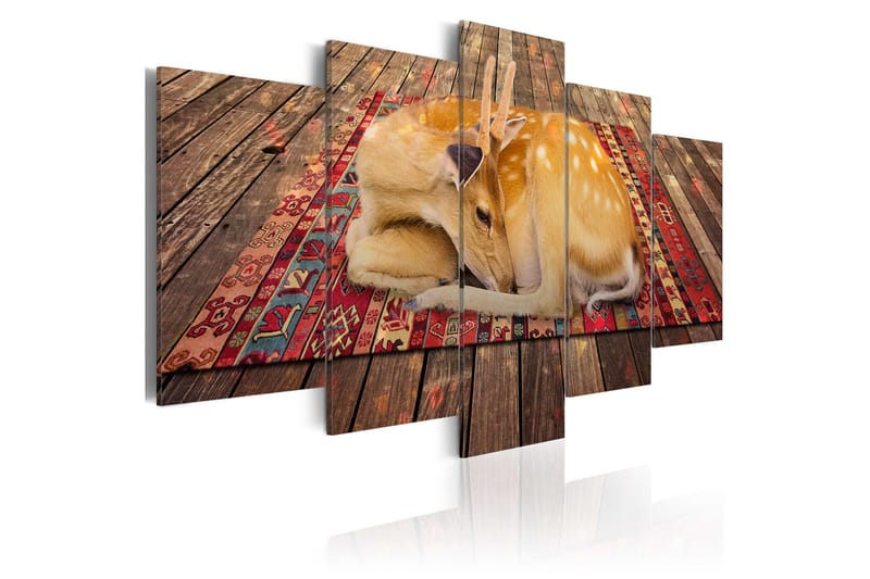 Bilde Domestication 5 Pieces 100x50 - Artgeist sp. z o. o. - Innredning - Bilder & kunst - Lerretsbilder