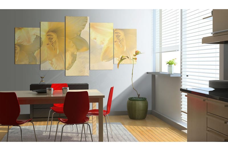 Bilde Dream Lilies 200x100 - Artgeist sp. z o. o. - Innredning - Bilder & kunst - Lerretsbilder